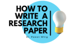 How to Write a Research Paper